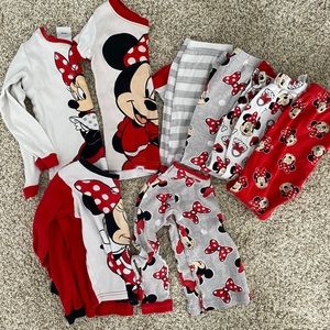 4 Sets of Minnie Mouse Pajamas